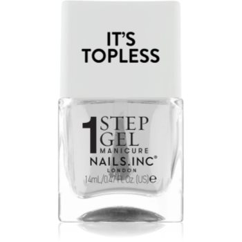 Nails Inc. It’s Topless lac de unghii sub forma de gel pentru un efect de lunga durata - imagine 2